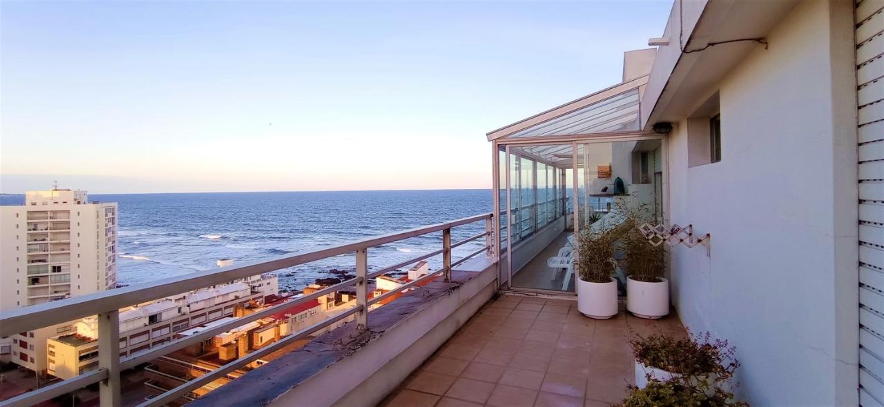 Penthouse Centrico Con Vista Al Mar, Parrilla Privada Y Terraza Espaciosa Πούντα ντελ Έστε Εξωτερικό φωτογραφία