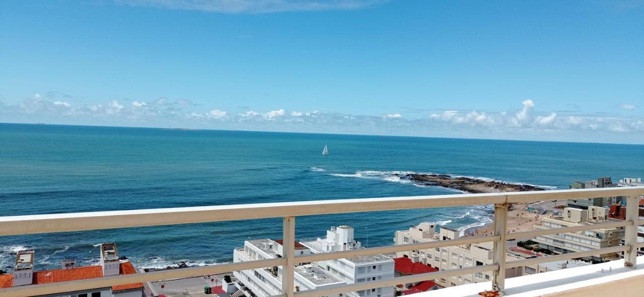 Penthouse Centrico Con Vista Al Mar, Parrilla Privada Y Terraza Espaciosa Πούντα ντελ Έστε Εξωτερικό φωτογραφία